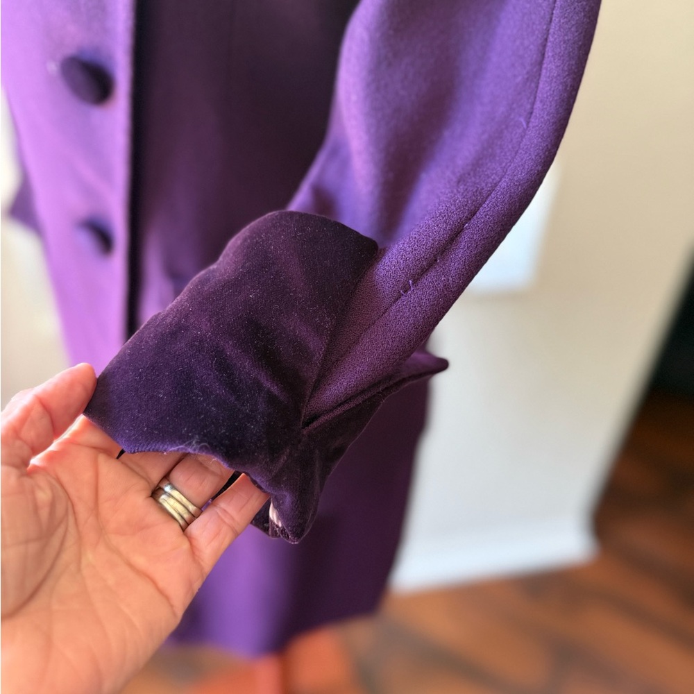VTG Dior Luxurious Purple Wool Jacket - Picture 5 of 14